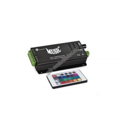 Музыкальный контроллер RGB с регулировкой чувствительности LD-sound activated controller (steel) 27976